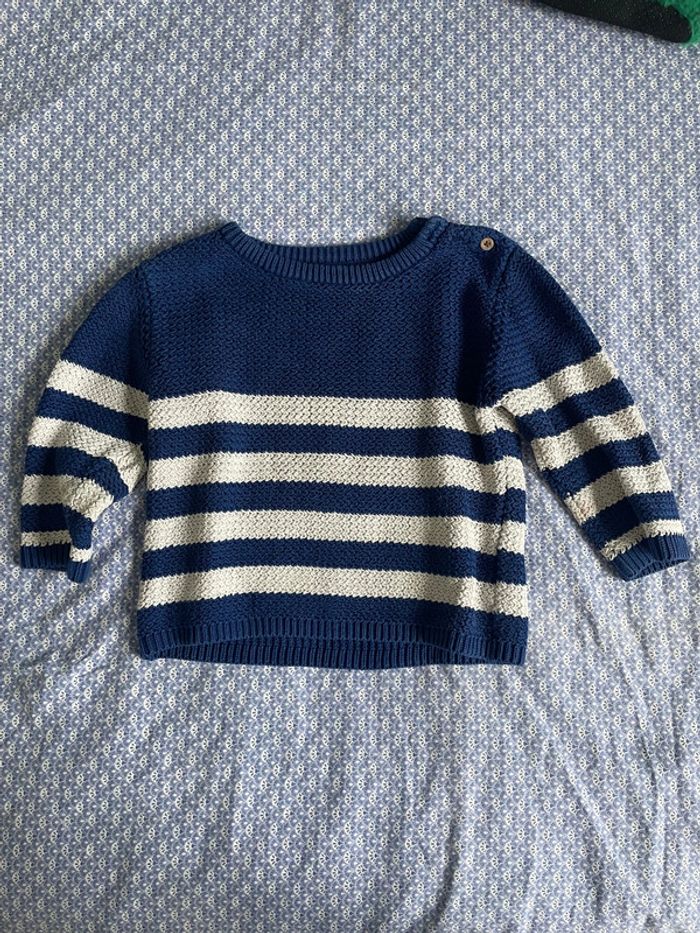 Pull marinière 36 mois boutchou