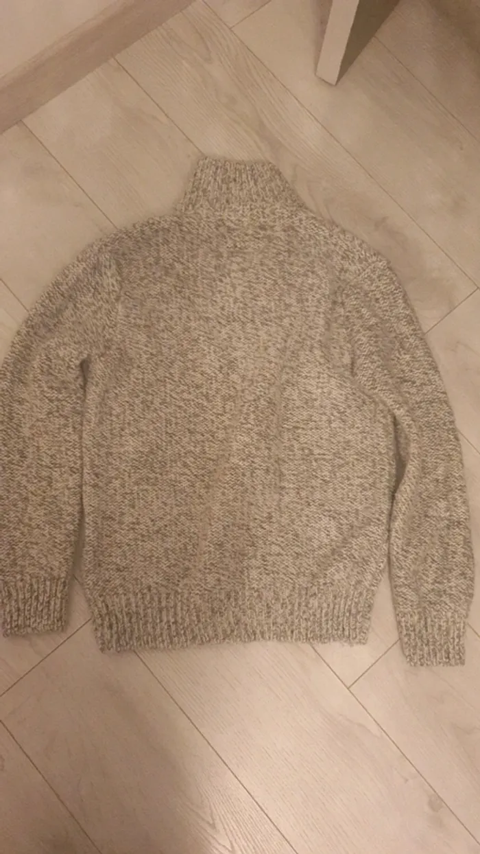 Pull gris chiné celio - photo numéro 5