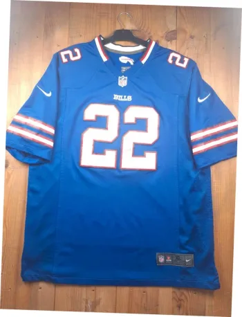 Maillot NFL Bills Jackson 22 Nike XL Bleu Jersey US Football ( 1002 )