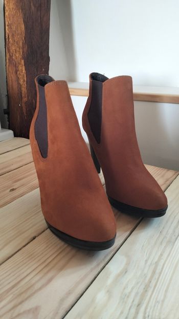Bottines marron Minelli