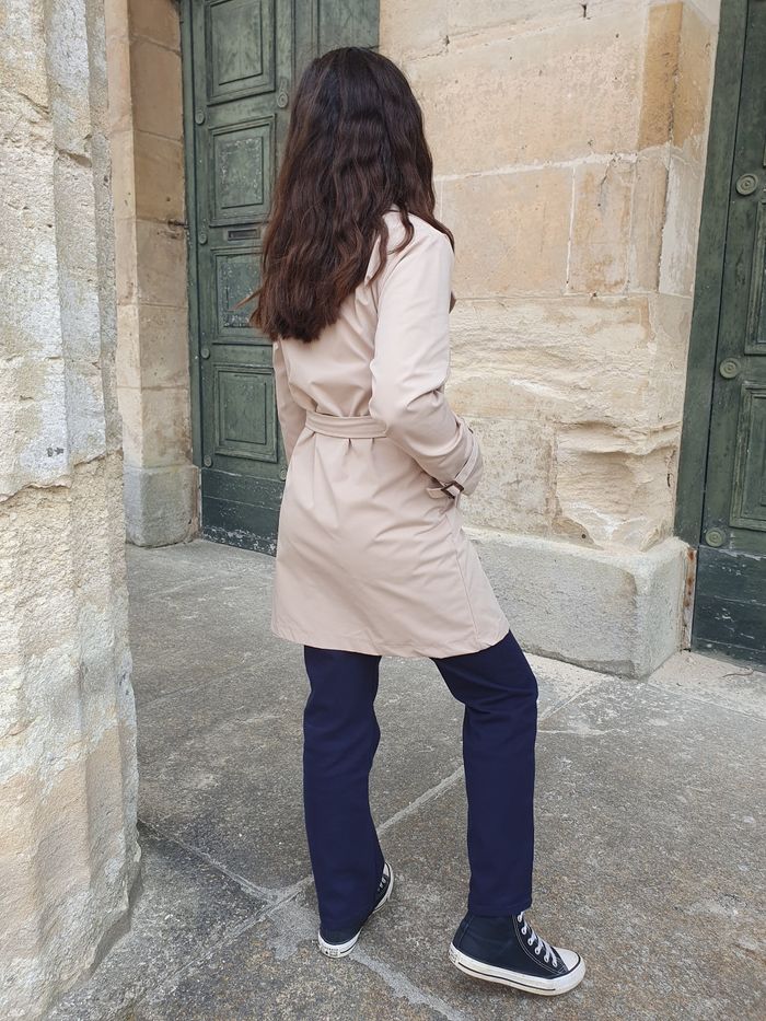 Trench mi-long Antibes beige Taille 8 ans - photo numéro 4