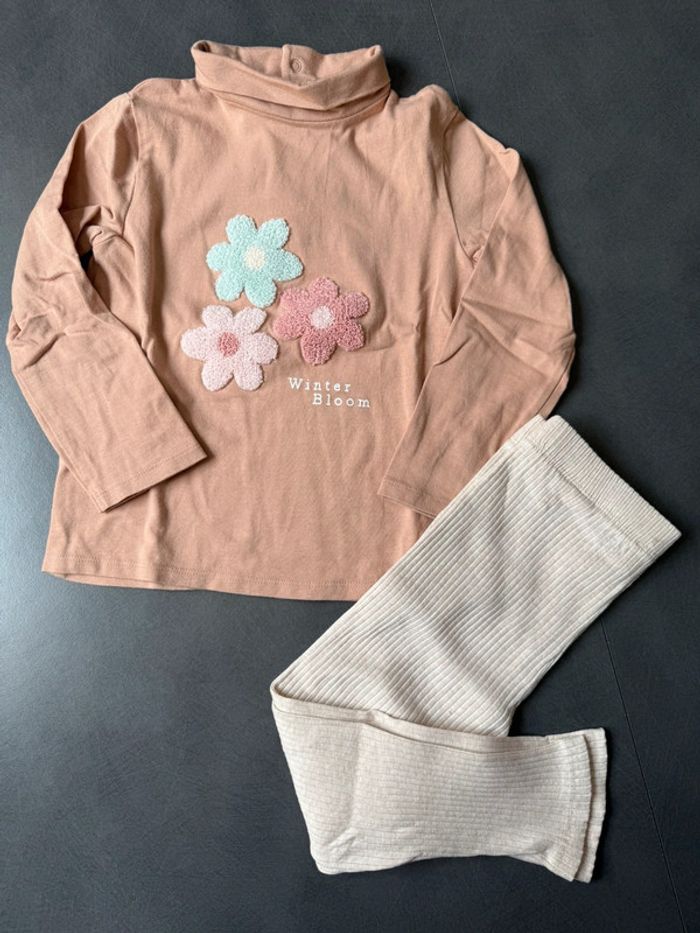 Ensemble 2 pièces t shirt / legging 36 mois - photo numéro 2