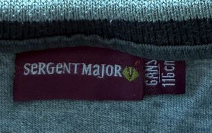 T-shirt gris « Sergent Major » - photo numéro 3