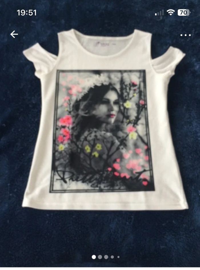 Tee shirt fille - photo numéro 2