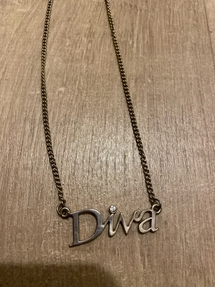 Collier doré Diva - photo numéro 2