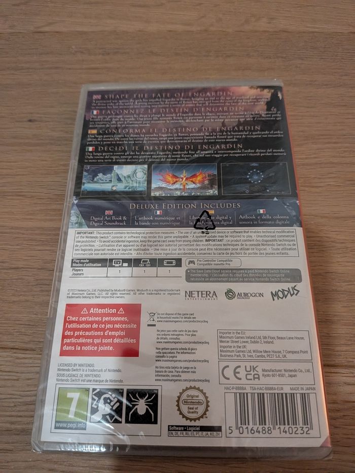 Afterimage switch neuf sous blister - photo numéro 2