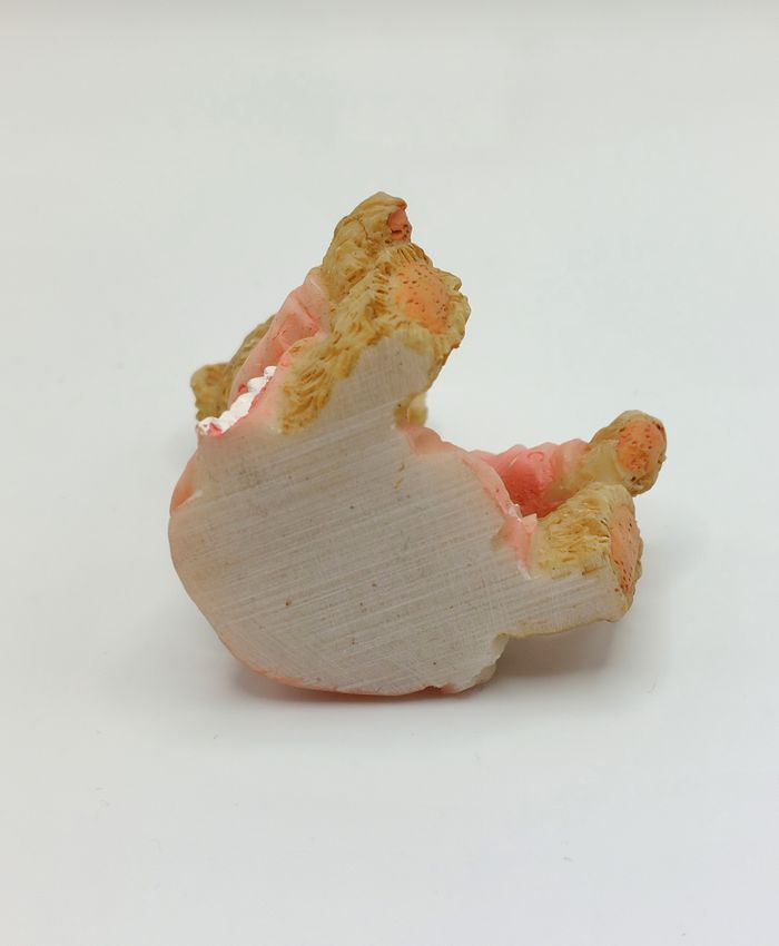 Petite figurine ours oursonne en robe Vintage 4,5 cm - décoration - collection - photo numéro 3