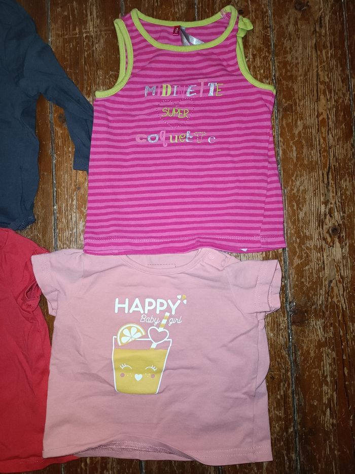 Lot tee shirt 6 mois - photo numéro 2