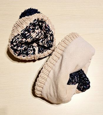 Ensemble bonnet et tour de cou