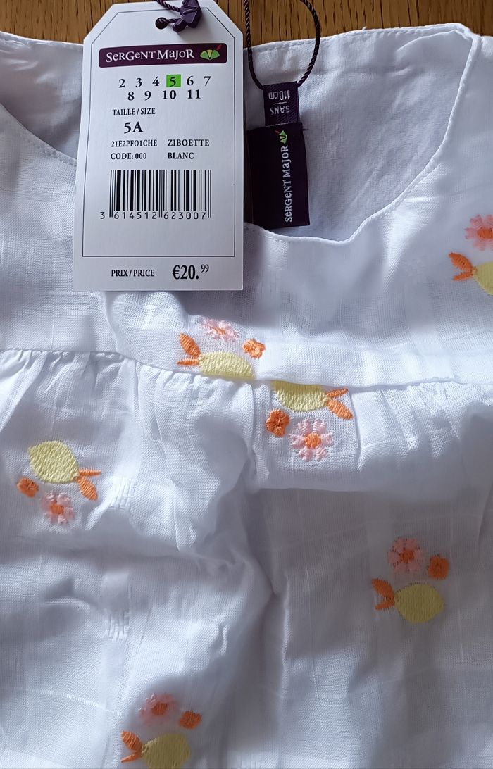 Neuf : Blouse Sergent Major 5 ans 110 cm fille - photo numéro 4