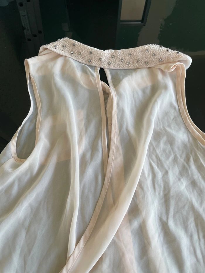 Joli haut rose, transparent en taille 30 - photo numéro 5
