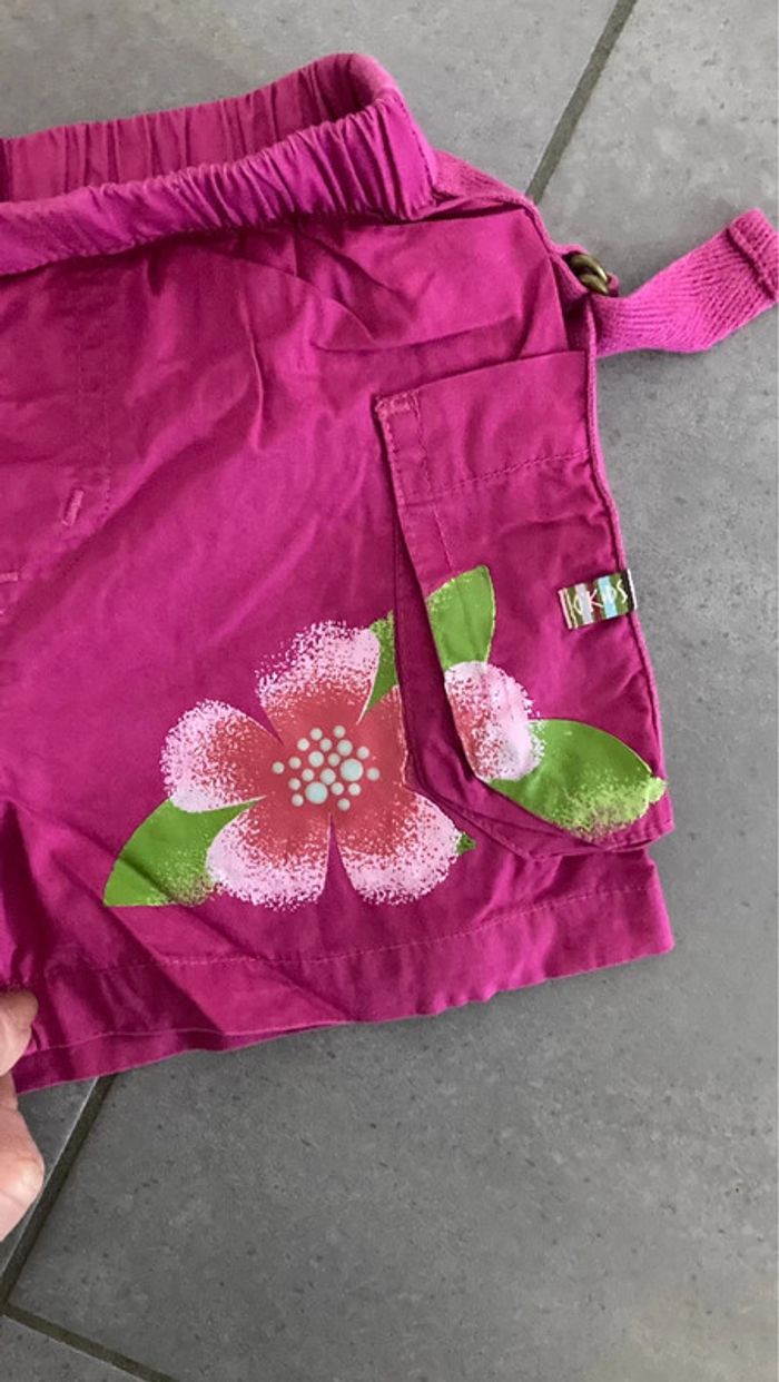 Lot ensemble short garde robe vêtement bébé fille enfant taille 3 ans - photo numéro 5