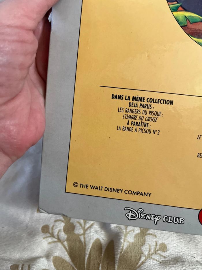 Lot de 2 livres BD vintage Super Baloo Disney Club - photo numéro 4