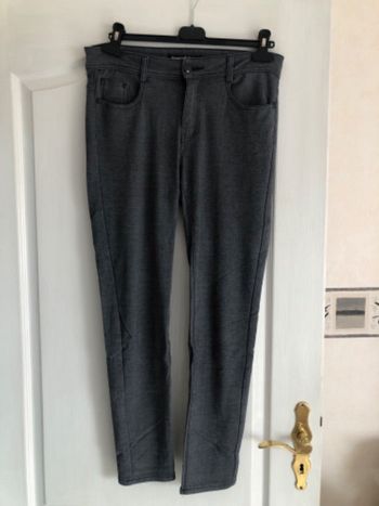 Pantalon gris chiné