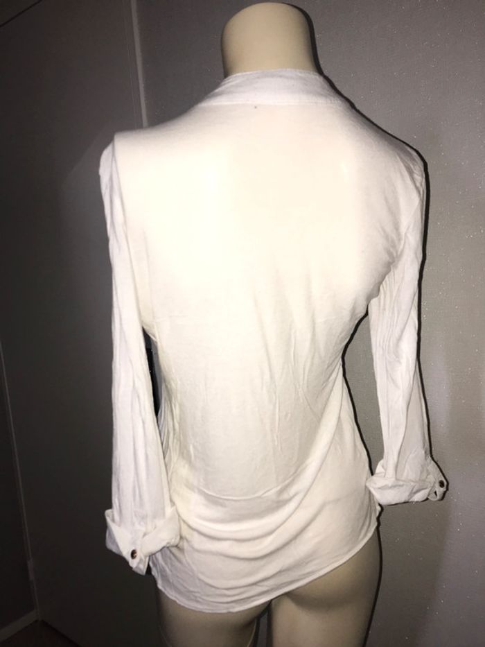 Top manches longues / blouse style saharienne - photo numéro 5