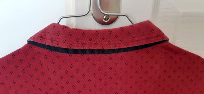 Polo rouge bordeaux manches courtes / Brice / taille L - photo numéro 10