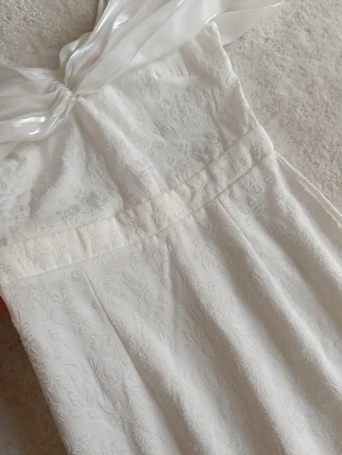Robe de mariée sirène événement Shein neuve S avec étiquette blanche moulante fourreau - photo numéro 6