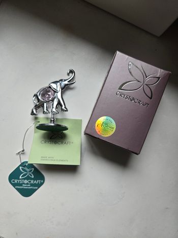 Figurine elephant cristal swarowski