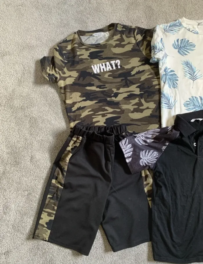 Lot tee shirt et shorts garçon 9 ans - photo numéro 2