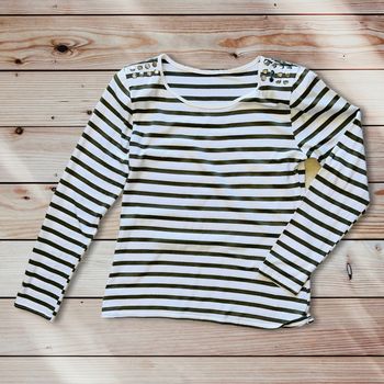 T-shirt marinière manches longues