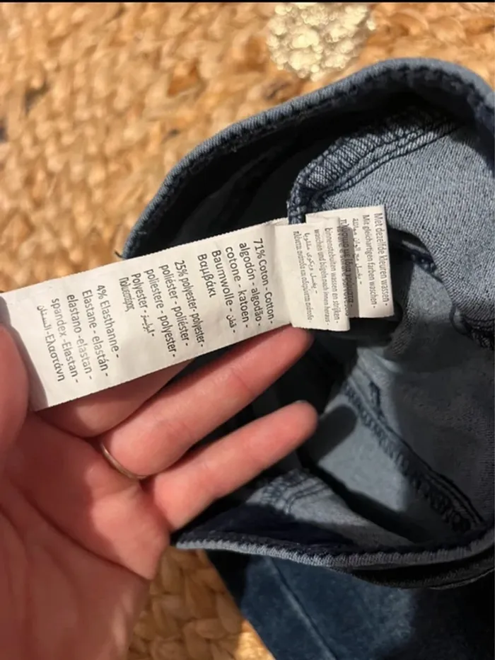 Pantalon jean 6 mois bébé fille Orchestra - photo numéro 3