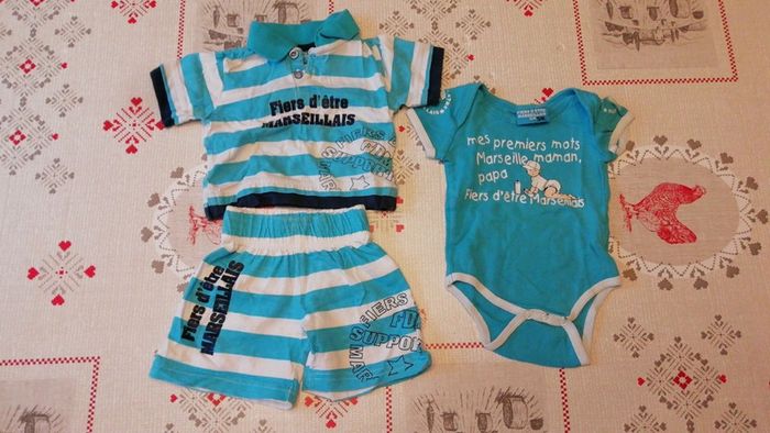 Lot fiers d'être marseillais 6 mois
