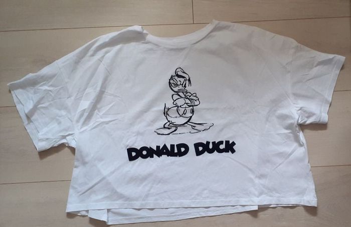 Tee-shirt manches courte femme taille M forme loose Donald Duck C&A