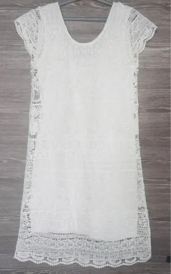 Belle robe only taille S / 36 tbe  Blanche broderie