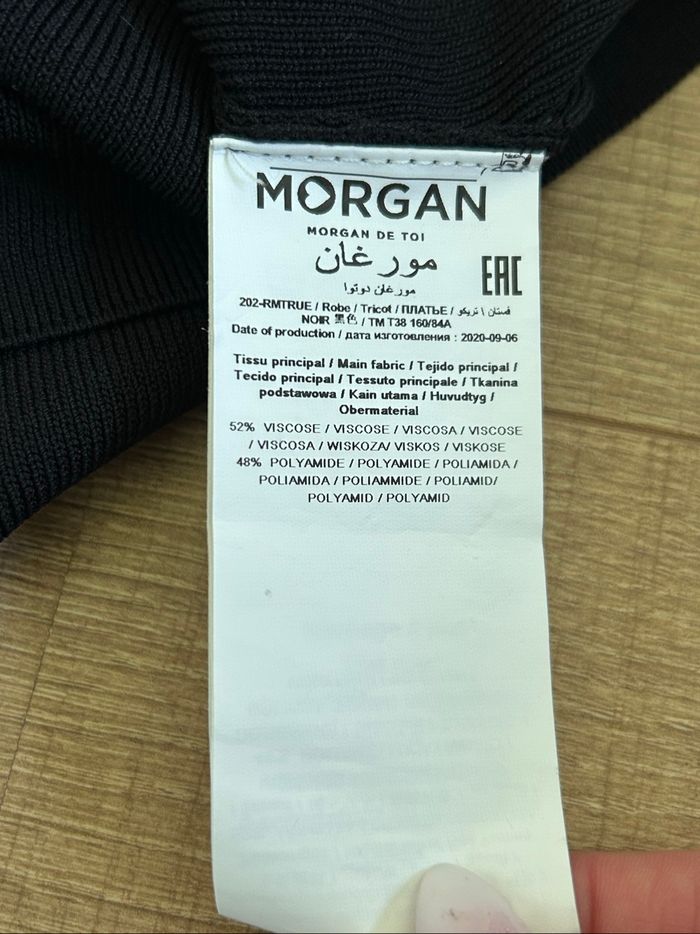 Robe noire à manches courtes Morgan taille M jamais portée - photo numéro 10