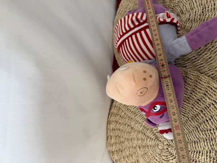 Peluche Hallie l'hippopotame NICOTOY Disney Docteur la peluche violet - photo numéro 5