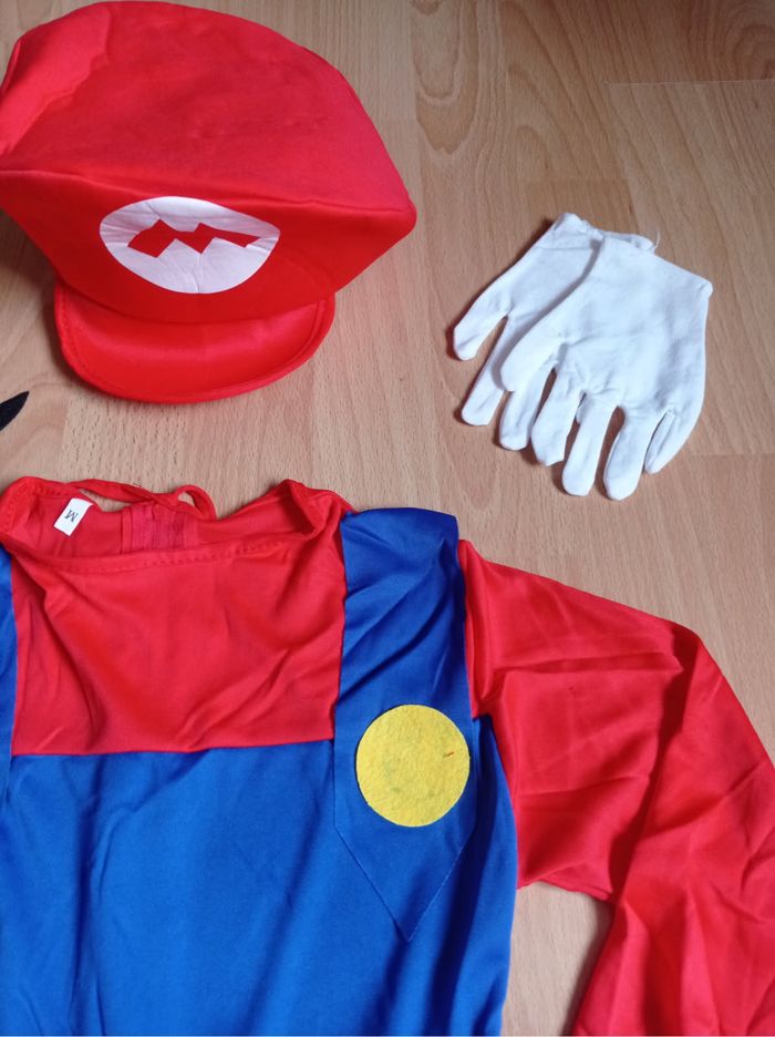 Déguisement combinaison Mario et accessoires 5-6ans - photo numéro 5