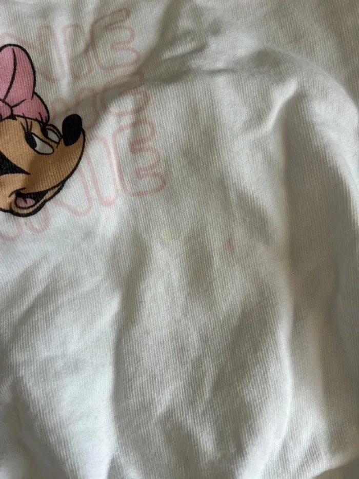 Sweat Minnie bébé fille, Disney baby, blanc 24 mois - photo numéro 2