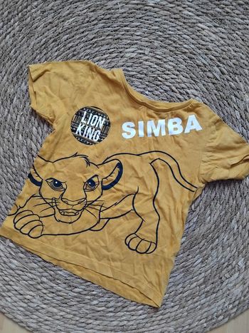 Tee-shirt le roi lion Simba, Disney, 4 ans