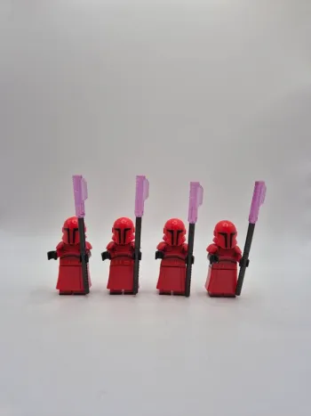Figurines type lego 4 impérial Praetorian Guard stormtroopers star wars