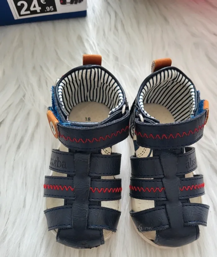 👣 Sandales garçon Absorba – Taille 18 - photo numéro 3