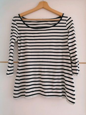 Haut marinière manches 3/4 Pimkie taille 38 #espanolitinafemme