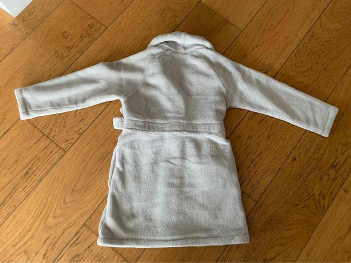 Robe de chambre taupe Vertbaudet taille 5 ans - photo numéro 3