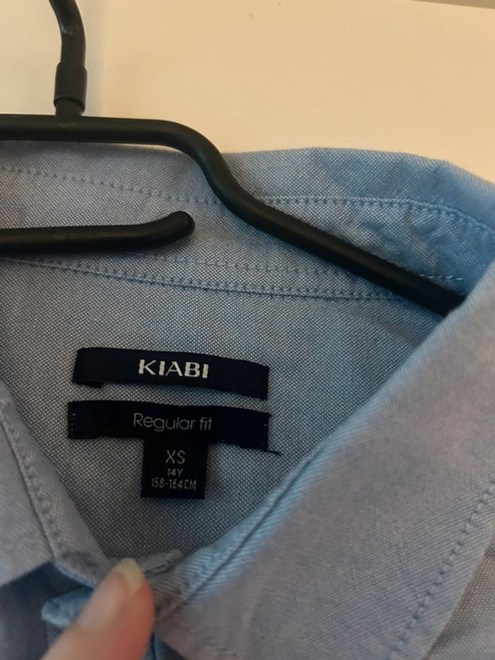 Chemise bleue Kiabi XS - photo numéro 4