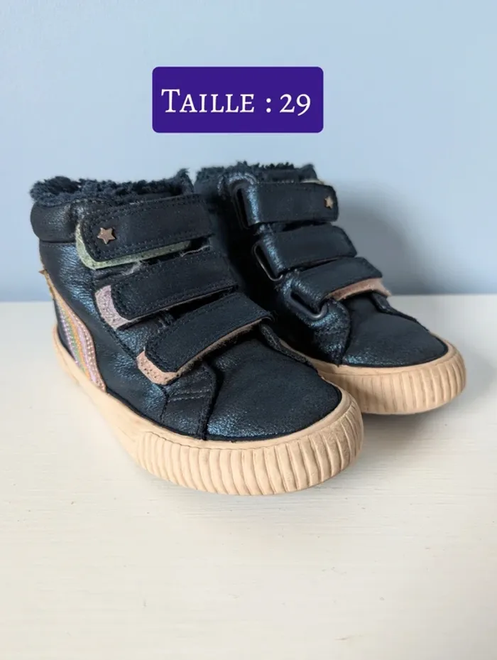 Basket fourré fille next taille 29