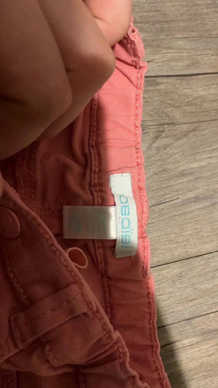 Jean rose avec ceinture - photo numéro 2