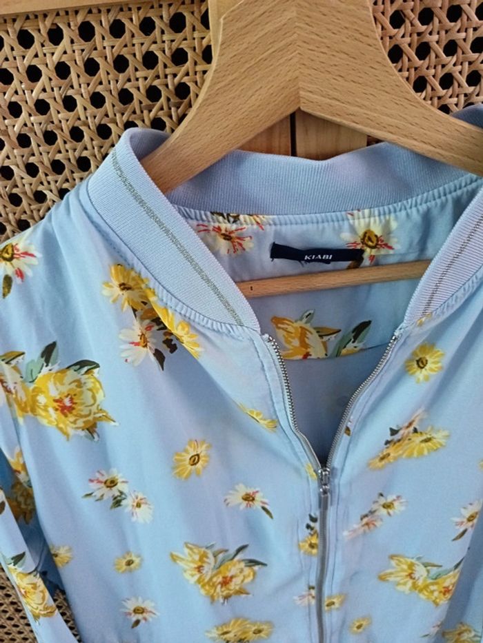 Veste zippée fleurie - photo numéro 3