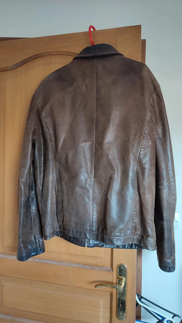 Veste cuir buffle homme - photo numéro 2