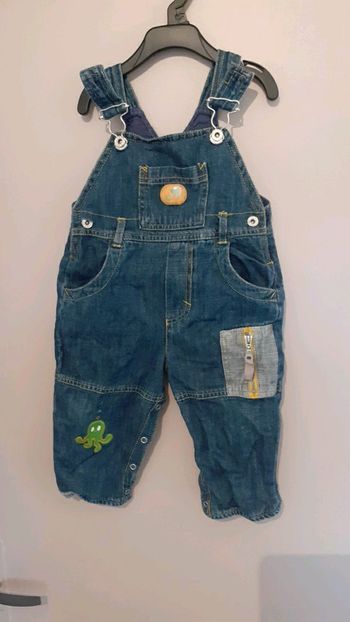 Salopette en jean 12 mois