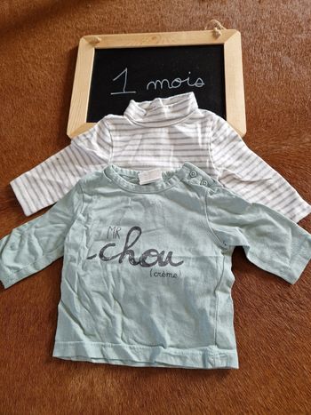 Lot 2 t-shirts manches longues