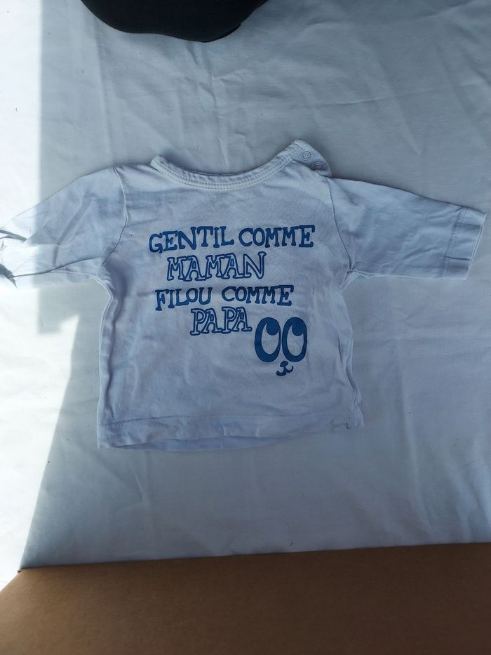 T-shirt 1 mois