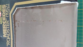 Boite extérieure vide miniature Bburago Burago Mercedes-benz 300 sl 1/18 1/18e 1/18ème #B89