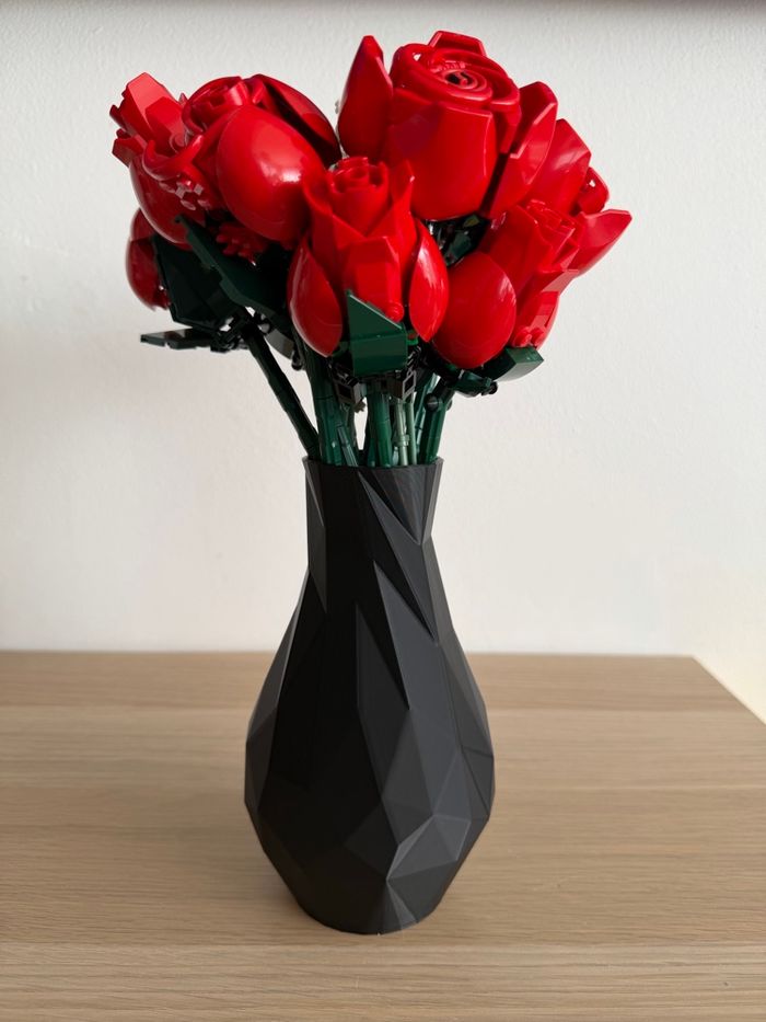 Vase design idéal fleur lego 3D - photo numéro 2