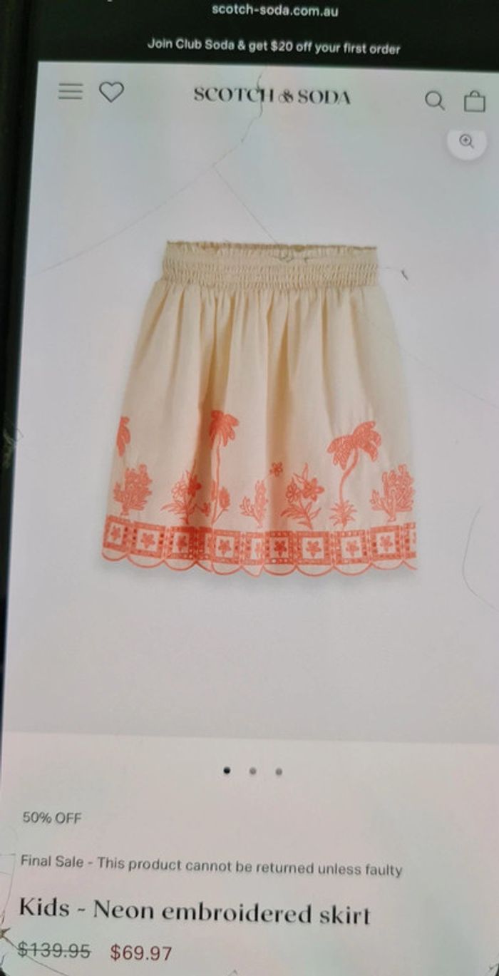 Jupe Scotch et Soda 10 ans - photo numéro 9