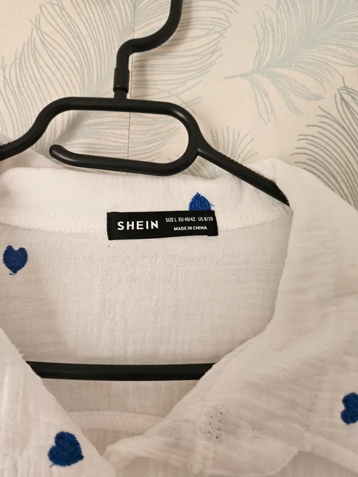 Chemise cœur  femme shein - photo numéro 2