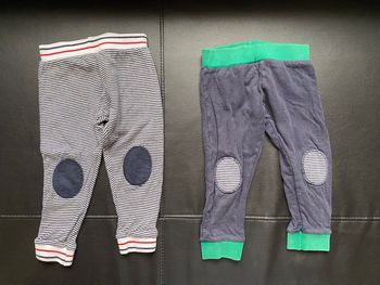 Lot de 2 pantalons pour crèche leggings 24 mois petit bateau